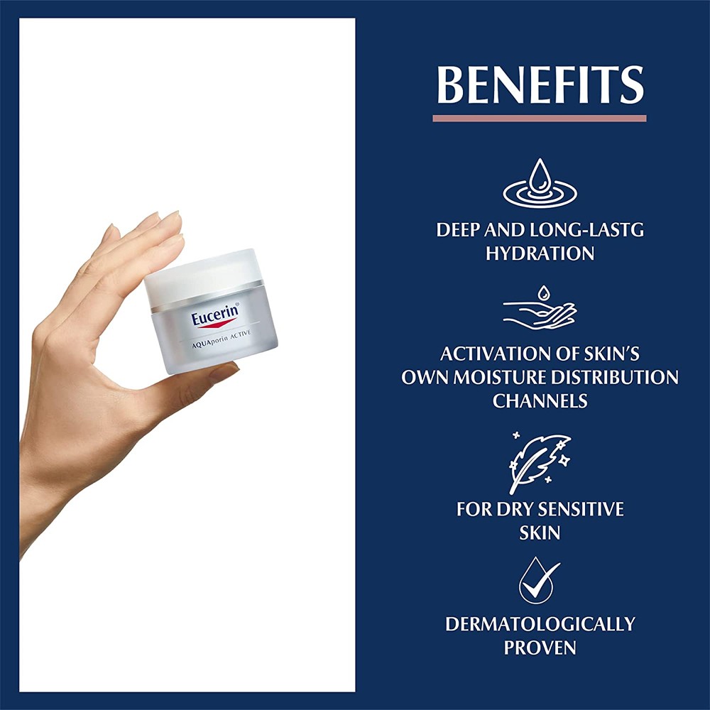 Eucerin Aquaporin Active Hydration For Dry Skin 50 ml