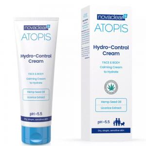 Novaclear Atopis Calming & Hydrating Face & Body Cream with Hemp Seed Oil & Licorice Extract for Dry, Atopic & Sensitive Skin - fragrance free, dye free 250 ml