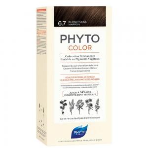 Phyto Permanent Hair Dye Dark Chestnut Blonde 6.7