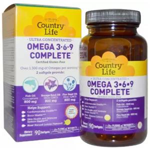 Country Life Omega 3-6-9 Compleet Softgel 90S 4100