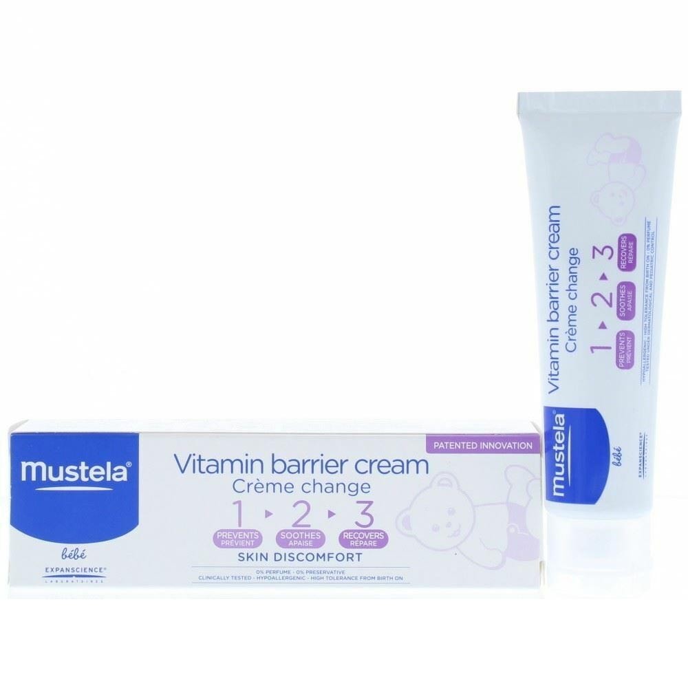 Mustela Vitamin Barrier Cream 123 50 Ml