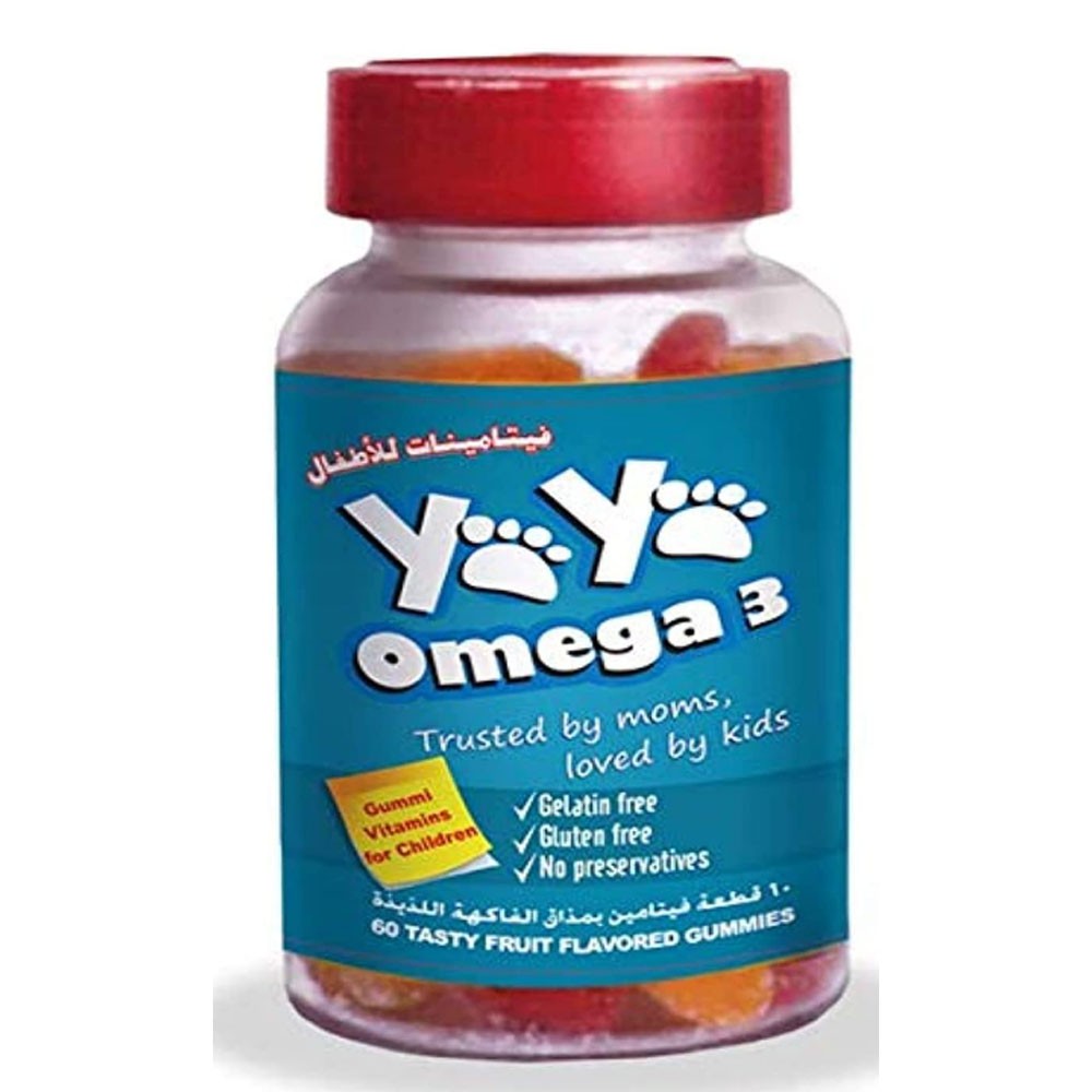 Yaya Omega 3 With Fish Oil Gummies 60 Pieces