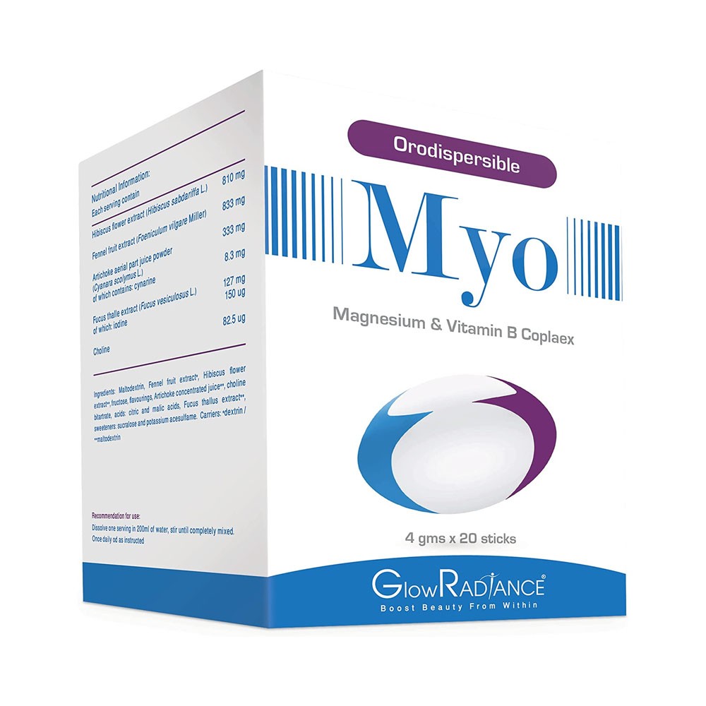 Glow Radiance Myo Magnesium And Vitamin B Complex 4 Gm Sticks 20 Pieces